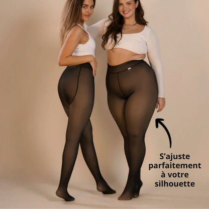 Collant Polaire Transparent Anti-Froid Hiver - NUBLIA