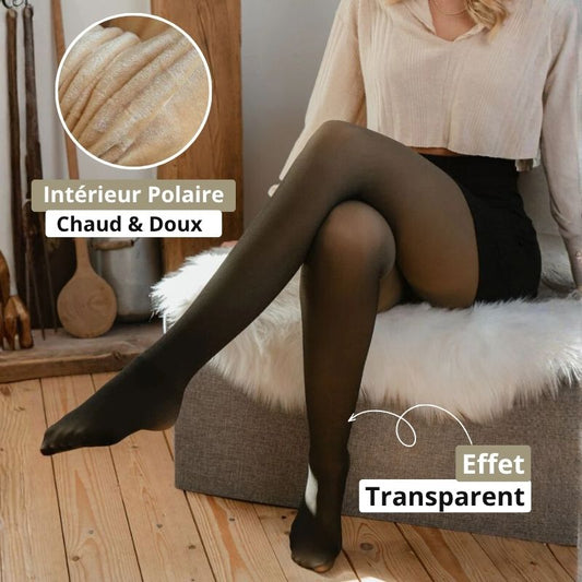Collant Polaire Transparent Anti-Froid Hiver - NUBLIA